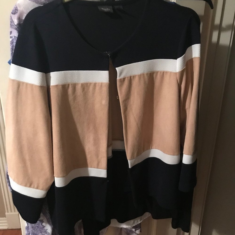 Chico's Cardigan, Travelers Collection, ,Size 2 (L)